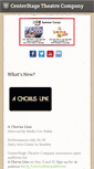 Mobile Screenshot of centerstagetheatrecompany.org